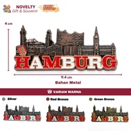 Hamburg fridge magnet souvenirs from Germany