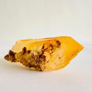 黃金喜馬拉雅山水晶2 原礦礦標 磁場淨化 高能量水晶柱 黃皮水晶