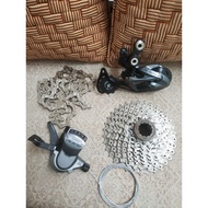 Mini Groupset Alivio 9 Speed GS Shirmano gravel mtb Compmuter bike