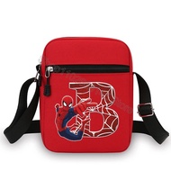 YT2 SPIDER-MAN Shoulder Bag Fashion Large Capacity Printed Cartoon Anime A-Z Crossbody Bag YT2