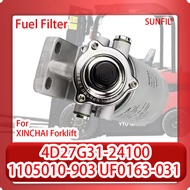 4D27G31-24100 1105010-903 UF0163-031 Fuel Filter For XINCHAI Forklift