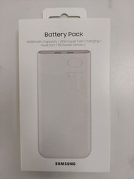 Samsung Battery Pack 10000 mah, 25w super fast charge, dual port