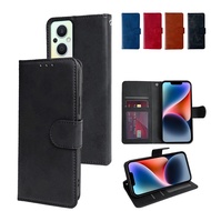 Flip Leather Case for OPPO RENO7 Z 5G 7Z Portable Flip Luxury Colorful Spare Card Slot