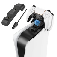 Pengecasan Pantas Dual Socket untuk Stesen Pengecasan Pengawal PS5, Stand Pengecas untuk Aksesori Pl