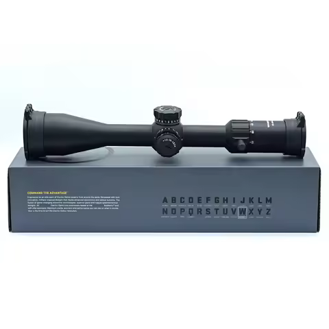 Original WHISKEY4 6-24x50mm 30mm Tube F1/FFP Durable Accurate Riflescope w/Zerostop Shockproof Flip-