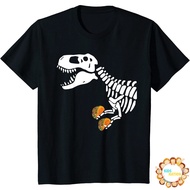Skeleton T-Rex Eating Taco Costume Funny Halloween Gift T-Shirt