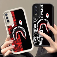 Casing for VIVO Y20 Y19S Y20s Y12s Y11s Y300 Y20i V40 S1 Pro V50 Lite 5G Q-49 bape shark