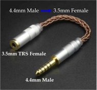 4.4mm to 3.5mm Cable, 4.4mm TRRRS Balance Male to 3.5mm TRS Female Adaptor （4.4mm轉3.5mm)