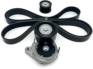 Belt Tensioner with Belt and Idler Pulley Fits 2007-2018 Tundra,2008-2012 Sequoia,2008-2011 2013-201