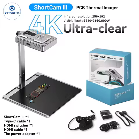 ShortCam III 4K Ultra-clear Visible Light Thermal imager 256x192 High Resolution for Phone Computer 