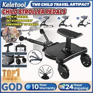 Stroller Step Buggy Board extension Connector 2-in-1 Buggy Board with Detachable Seat stand board Si