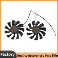 75mm 2Pin GTX1050Ti GPU Cooler DUAL Fan for   GTX 1050Ti GTX-1050-Ti-4GT-OC Graphic Card Cooling