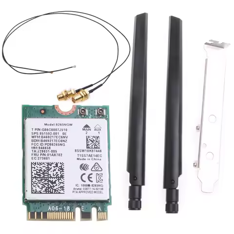 Dual Band 2.4G/5Ghz Wifi Wlan for intel 8265NGW Wireless-AC 8265 NGFF 802.11ac 867Mbps 2x2 MU-MIMO W