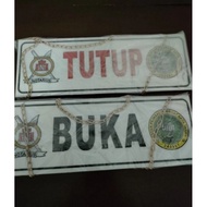 Open Close The Notary Office Door And PPAT Sign Board Open Close The Notary