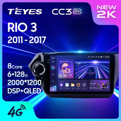 TEYES CC3 2K For Kia RIO 3 2011 - 2017 Car Radio Multimedia Video Player Navigation stereo GPS Andro