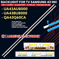 SAMSUNG 43 INCH TV BACKLIGHT 43AU8000 43BU8000 43CU8000 43Q60CA UA43AU8000 UA43BU8000 UA43CU8000 QA4