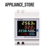 Electric Meter Digital Display Din Rail Single Phase 300V - D52-2066 - Appliance_Store