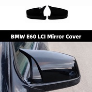BMW 5 Series E60 LCI Side Mirror Cover Gloss Black Accessories Side Mirror Cap