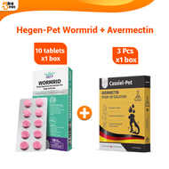 Buy 3 Free 1 Hegen Pet Deworming Tablet For Nematocide Deworm Worm Rid Heartworm Pampurga Sa Aso For