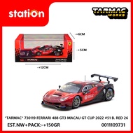 TARMAC 730119 FERRARI 488 GT3 MACAU GT CUP 2022 51 B. RED 26 - DIECAST