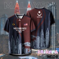 【Arianna】1957 Merdeka Clothes 2025 68Th Jersey Merdeka Clothes 68 Years Jersey Ethnic T-Shirt 2025 M