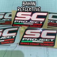 SC PROJECT sticker exhaust sticker cutting sticker 1pcs