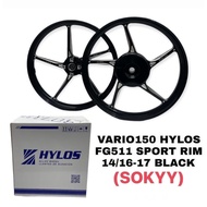 Hylos Rim FG511 Vario150 Black Colour