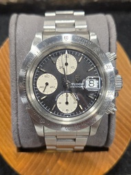 Tudor 79180 黑面 銀面 計時 舊裝 Vintage Big Block