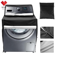 Washing Machine Cover Waterproof 210D Oxford Cloth Dryer Dustproof Cover Heavy-Duty Dryer Washer Cover SHOPCYC8670