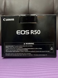 抵玩過二手 全新未用過 Canon R50 Body Trade In 可以再平少少 😍😍 Black 