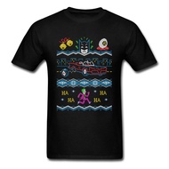 Jingle Bells Christmas Tshirt Batman T Shirt Hahaha Funny Tops Cartoon Black Clothing Xmas Superhero