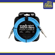 Ernie Ball 6412 Flex Cable Straight 10 FT Blue Instrument Cable