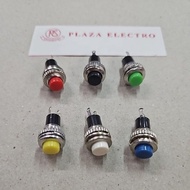 PUSH BUTTON SWITCH PUSH ON ROUND IRON 2 PIN 0.5A 250V DS-316 MOMENTARY