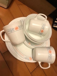 全新 ✨ 15 件 美國 Corelle  康寧四件頭四人西餐具