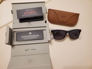 近全新 Rayban meta AI smart glasses wayfarer gen 1 RW4008 智能眼鏡 大陽 攝錄影