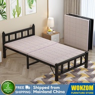 MER Folding bed, single bed, family lunch bed, lunch bed, office portable rental house, simple bed, 