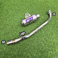 NS-pro gp 15cm exhaust for kharisma supra125 revo abs revo fit revo x supra125 fi etc.
