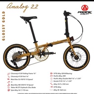 New Sepeda Lipat Pacific Analog 2.2 CHROMOLY 16 inch / Sepeda LIpat