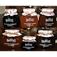 Mrs Bridges Curd / Preserve / Marmalade 340g Lemon orange raspberry blackcurrant strawberry jam spre