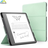 MoKo Stand Case for 10.2" Kindle Scribe 1st Gen 2024/2022 Release- Premium Leather Trifold Stand Cov