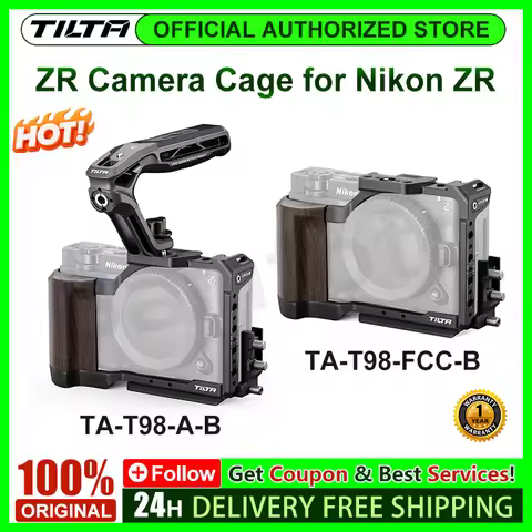 TILTA ZR Camera Cage for Nikon ZR with Cable Clamp Xeno Top Handle L-shaped Handle Base Plate Handhe
