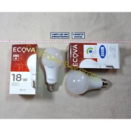 18W A-BULB 6500K WHITE ECOVA LED LAMP
