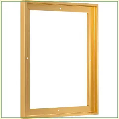 Floater Frame for Canvas 18x24 inch, Fits 5/8-7/8" Deep Artwork, Brass Gold