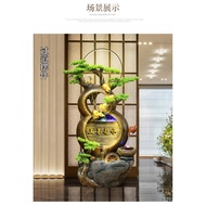 Living Room Water Fountain Decoration Gourd Circulating Water Lucky Feng Shui Wheel Decoration Landscape Company Opening Gift Floor