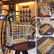 BROOKS ENGLAND: HOXTON WIRE BASKET Removable Bicycle Handlebar Front