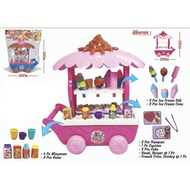 Educational Toys Ice Cream Role Play Ice Cream Cart Gelato Kart Go Cart
