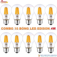 Combo 10 bóng đèn led edison A60