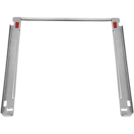 D0【 LCG5】-Laundry Stacking Kit Chrome Steel Fit for Washers and Dryers Replacement Parts