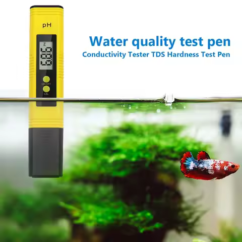 High Accuracy Digital PH Meter Tester Pen with 0.01 Precision and 0-14 PH Range for Aquariums and Po