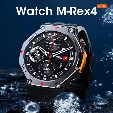 M REX4 Smart Sports Health Watch 2025 Trendy Fitness Tracker with Advanced Health Monitoring Feature